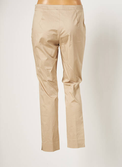 Pantalon slim beige ROSSO 35 pour femme