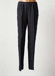 Pantalon large fermeture zip latéral taille normale noir ALTINA femme