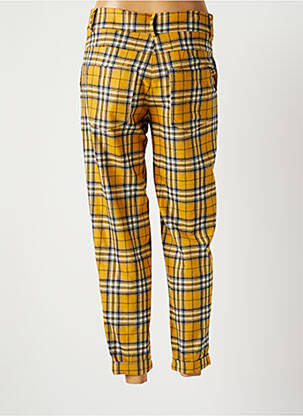 Pantalon 7/8 stretch taille normale jaune MARGAUX LONNBERG femme
