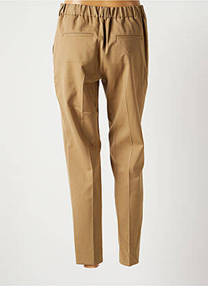 Pantalon 7/8 stretch taille normale beige ALBERTO BIANI femme