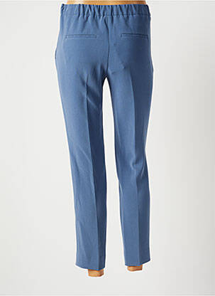 Pantalon 7/8 taille élastique taille normale bleu ALBERTO BIANI femme