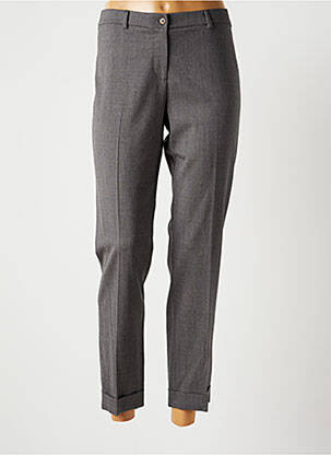 Pantalon 7/8 stretch taille normale gris FABIANA FILIPPI femme