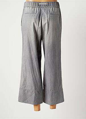 Pantacourt taille élastique taille normale gris FABIANA FILIPPI femme