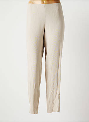 Pantalon droit beige ANTONELLI FIRENZE pour femme