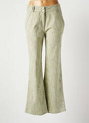 Pantalon flare vert DANIEL AMAURY pour femme seconde vue