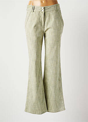 Pantalon flare vert DANIEL AMAURY pour femme