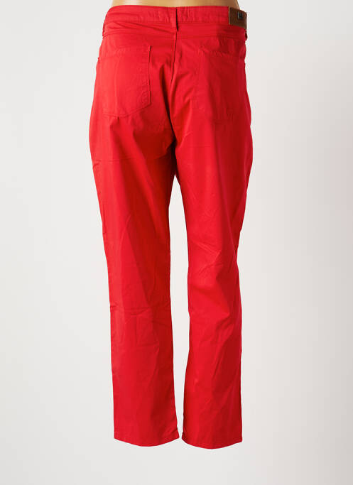 Pantalon 7/8 rouge MENSI COLLEZIONE pour femme