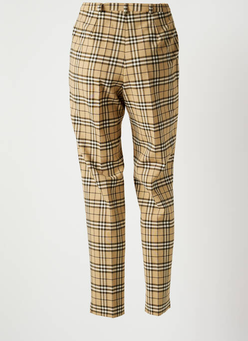 Pantalon chino beige CLAUDE BAUER pour femme