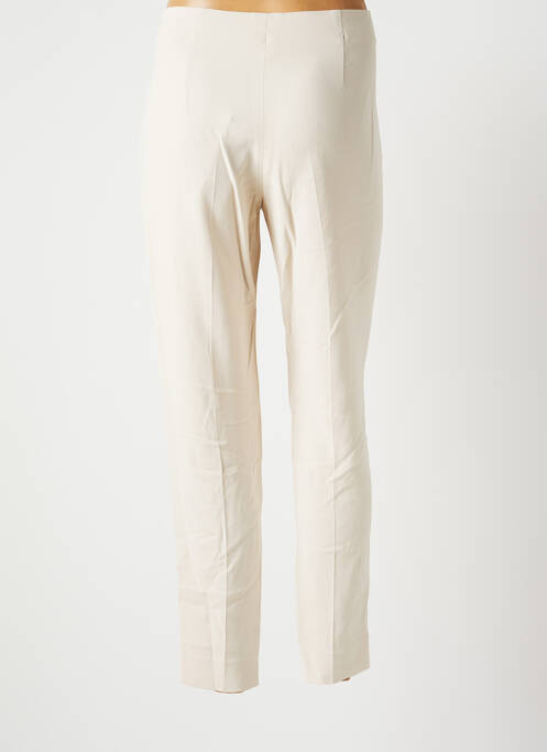 Pantalon droit beige ANTONELLI FIRENZE pour femme