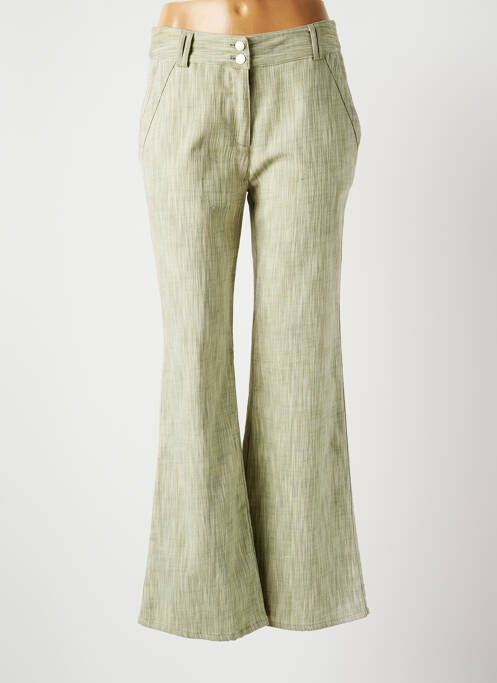 Pantalon flare vert DANIEL AMAURY pour femme