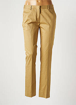 Pantalon chino tissage popeline taille normale beige ALBERTO BIANI femme