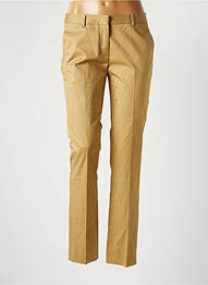 Pantalon chino tissage popeline taille normale beige ALBERTO BIANI femme