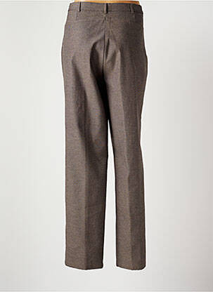 Pantalon droit stretch taille haute vert CLAUDE BAUER femme
