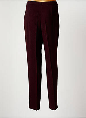Pantalon slim taille haute taille haute rouge CHRISTINE LAURE femme