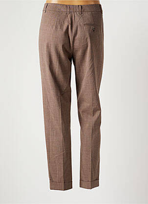 Pantalon droit stretch taille normale marron FABIANA FILIPPI femme