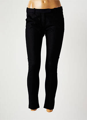 Pantalon 7/8 stretch taille basse noir QCQC femme