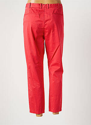 Pantalon 7/8 stretch taille normale rouge MDP femme