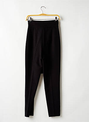 Pantalon slim taille haute taille haute noir ELEONORA AMADEI femme