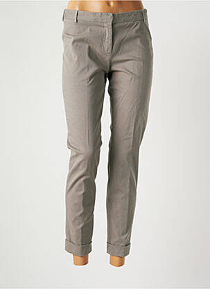 Pantalon chino taille normale taille normale gris FABIANA FILIPPI femme