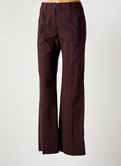 Pantalon large violet CLAUDE BAUER pour femme seconde vue