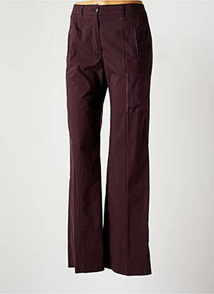 Pantalon large violet CLAUDE BAUER pour femme