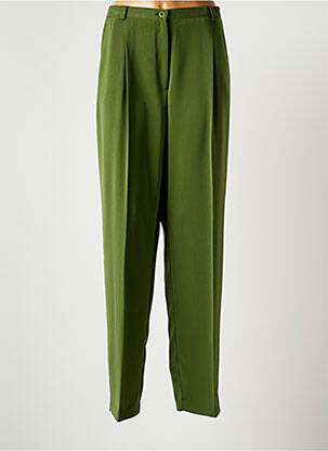 Pantalon slim vert BRIGITTE SAGET pour femme