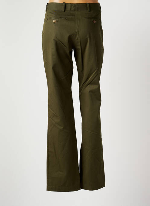 Pantalon chino tissage popeline taille haute vert INES DE LA FRESSANGE femme