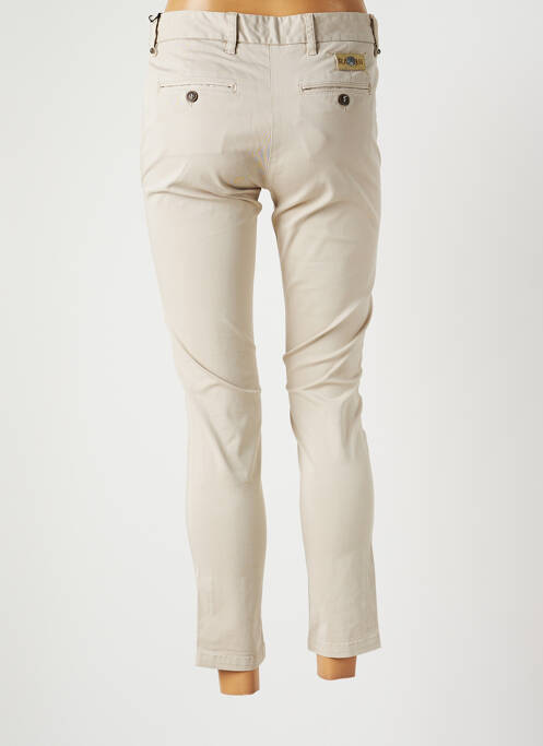 Pantalon 7/8 stretch taille normale beige RA-RE femme
