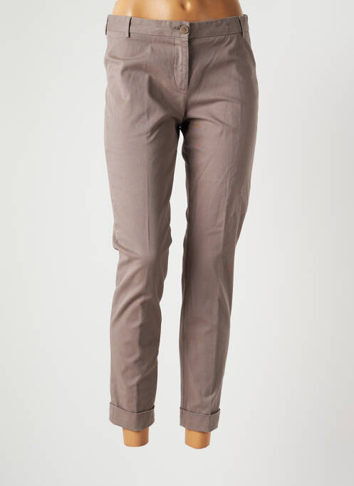 Pantalon chino gris FABIANA FILIPPI pour femme