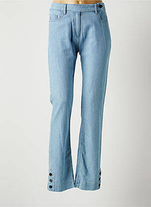 Jeans coupe droite stretch taille normale bleu COP COPINE femme