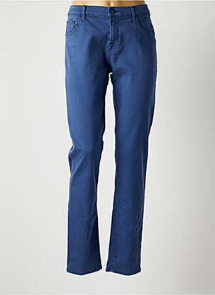 Pantalon slim stretch taille normale bleu JACOB COHEN femme