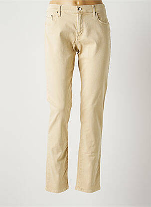 Pantalon slim stretch taille normale beige JACOB COHEN femme