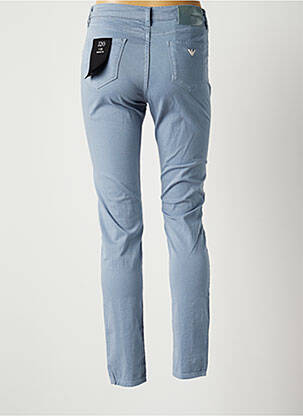 Pantalon slim stretch taille normale bleu EMPORIO ARMANI femme