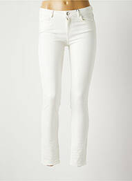 Pantalon slim tissage popeline taille normale beige COP COPINE femme