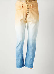 Jeans coupe slim slim taille normale orange LA PETITE FRANCAISE femme