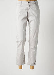 Pantalon 7/8 stretch taille normale gris EMMA & CARO femme
