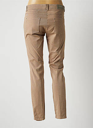 Pantalon 7/8 stretch taille normale marron FABIANA FILIPPI femme