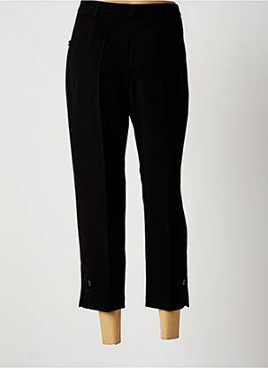 Pantacourt stretch taille normale noir CHRISTINE LAURE femme