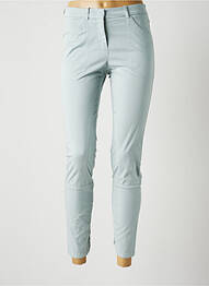 Pantalon 7/8 stretch taille normale bleu FABIANA FILIPPI femme