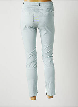 Pantalon 7/8 stretch taille normale bleu FABIANA FILIPPI femme