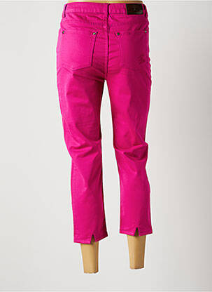 Pantacourt stretch taille normale rose EMMA & CARO femme