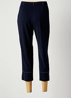Pantacourt stretch taille normale bleu CHRISTINE LAURE femme