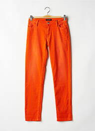 Pantalon 7/8 stretch taille normale orange COP COPINE femme