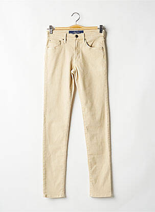 Pantalon slim stretch taille normale beige JACOB COHEN femme
