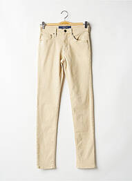 Pantalon slim stretch taille normale beige JACOB COHEN femme