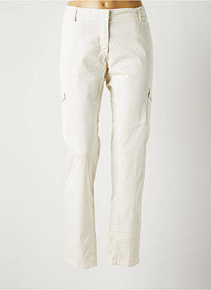 Pantalon droit beige MDP pour femme