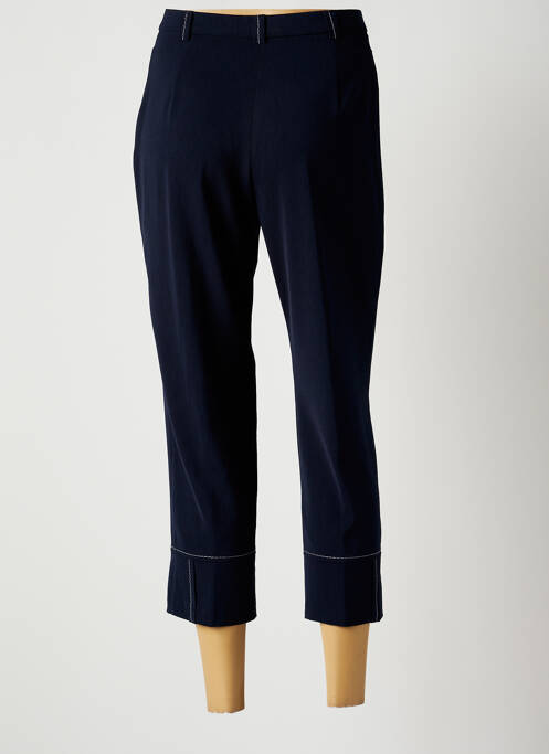 Pantacourt stretch taille normale bleu CHRISTINE LAURE femme