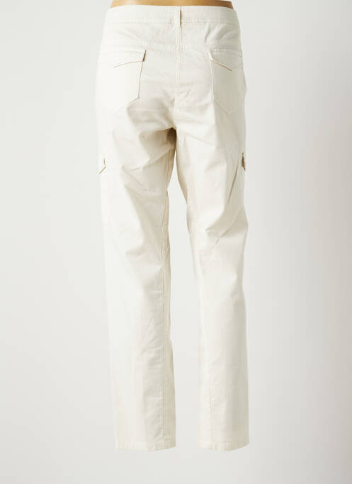 Pantalon droit beige MDP pour femme