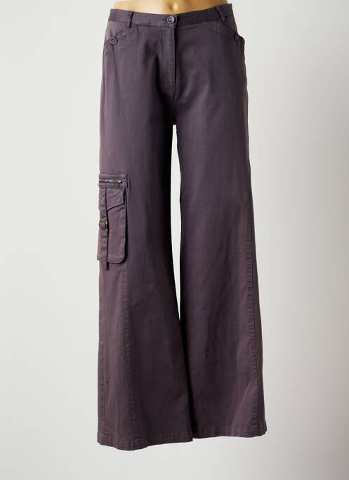 Pantalon large gris DANIEL AMAURY pour femme