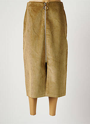 Jupe longue taille normale beige HARMONY femme